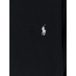 Cotton blend sweatshirt with front embroidered logo