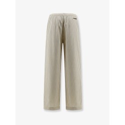 Striped cotton pajama pants