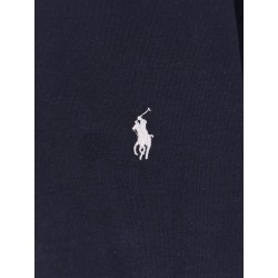 Cotton blend sweatshirt with front embroidered logo