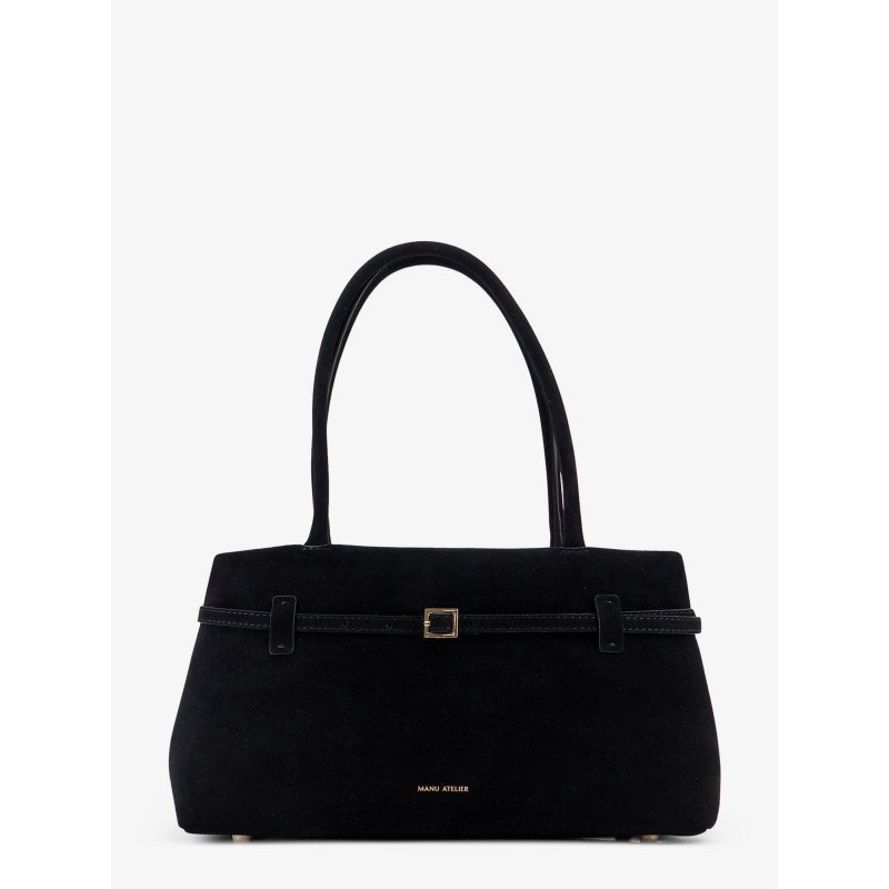East West Le Cambon suede shoulder bag