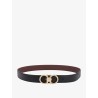 Reversible leather belt
