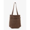 Mini Tote du Jour suede shoulder bag