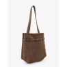 Mini Tote du Jour suede shoulder bag