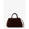 Le Cambon 25 suede handbag