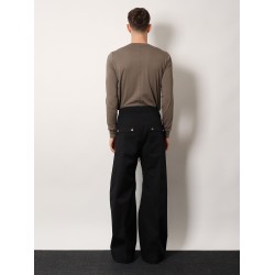 Wide Bela certified cotton trousers