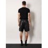 Leather shorts