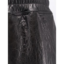 Leather shorts
