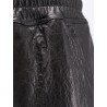 Leather shorts