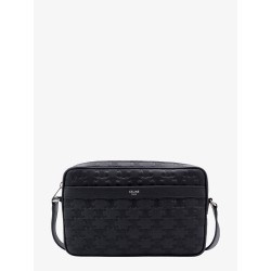 Triomphe logo leather Messenger crossbody bag