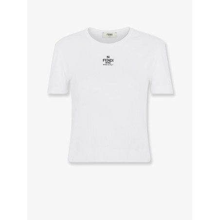 Ribbed cotton t-shirt