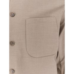 Bari viscose blend shirt