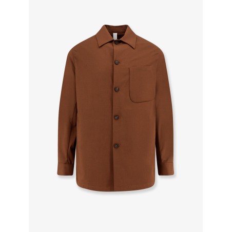 Bari oversized wool blend shirt