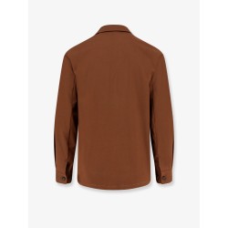 Bari oversized wool blend shirt