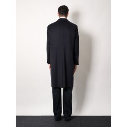 Cashmere coat with satin lining