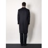 Cashmere coat with satin lining