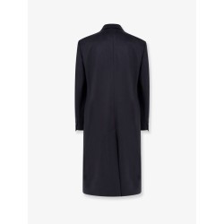 Cashmere coat with satin lining