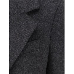 Cashmere coat with satin lining