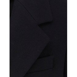 Virgin wool coat with satin lining