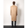 Cashmere coat with satin lining