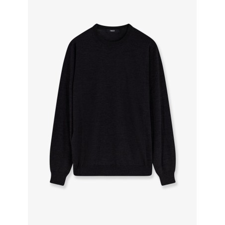 Superfine merino wool, silk and cashmere sweater