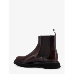 Horse leather ankle boots