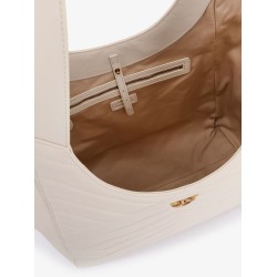 Quilted leather shoulder bag