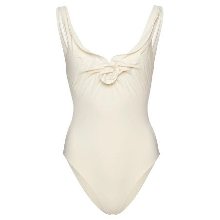 SWIMSUIT WITH FLOWER DETAIL