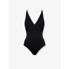 Larcin lycra one piece swimsuit