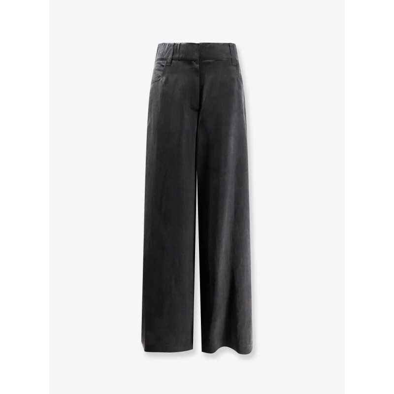 Lyocell and cotton trousers