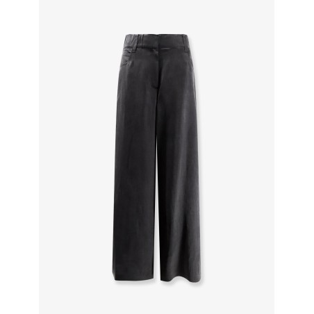 Lyocell and cotton trousers