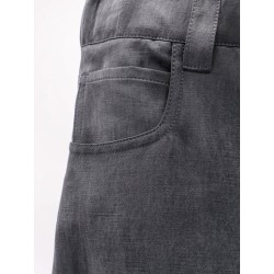 Lyocell and cotton trousers