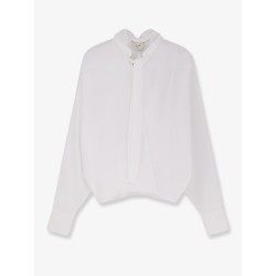 Cotton shirt with bow