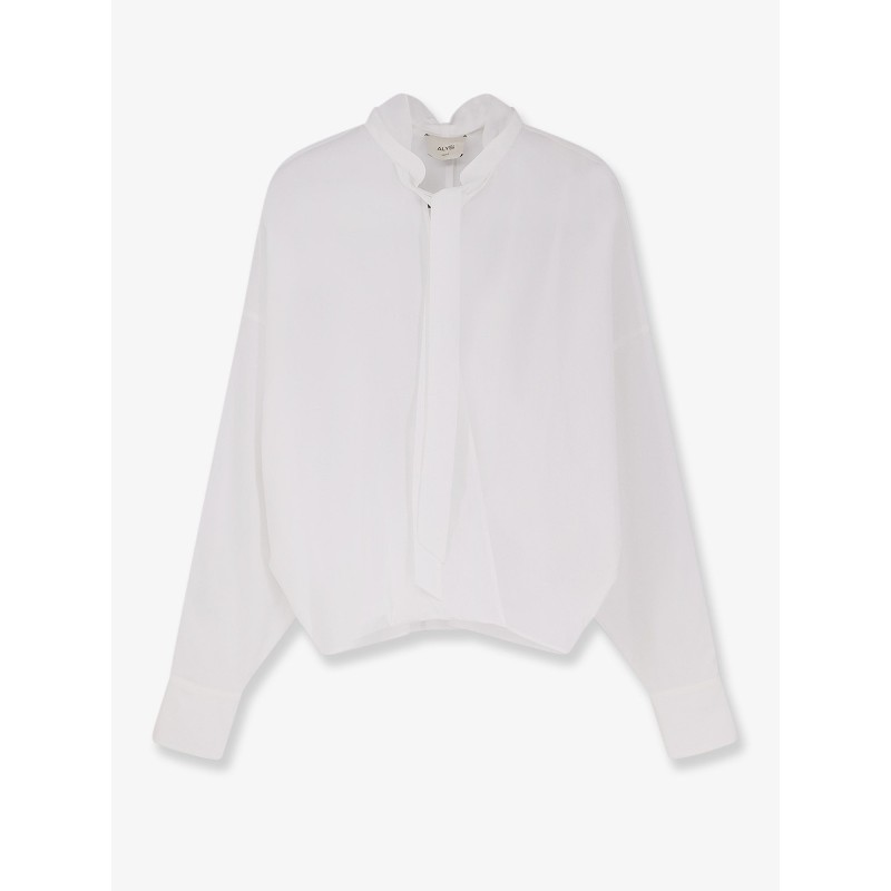 Cotton shirt with bow