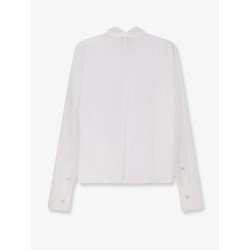 Cotton shirt with bow