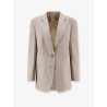 Viscose and linen blazer