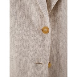 Viscose and linen blazer