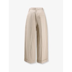 Sartorial viscose and linen trousers
