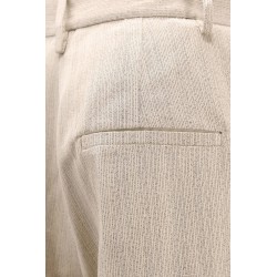 Sartorial viscose and linen trousers