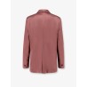 Single-breasted satin blazer