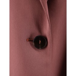 Single-breasted satin blazer