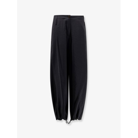 Modal trousers with drawstring detail