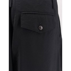 Modal trousers with drawstring detail