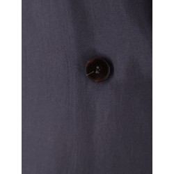 Double-breasted silk blazer