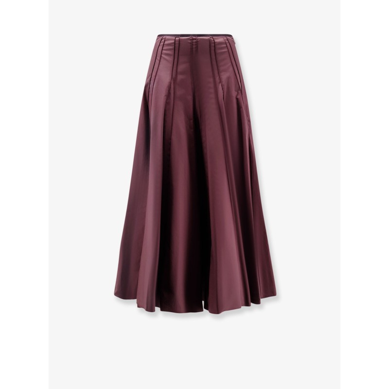 Flared cotton skirt