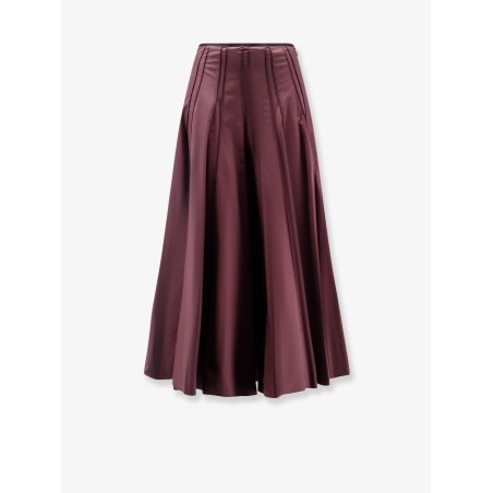 Flared cotton skirt