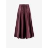 Flared cotton skirt