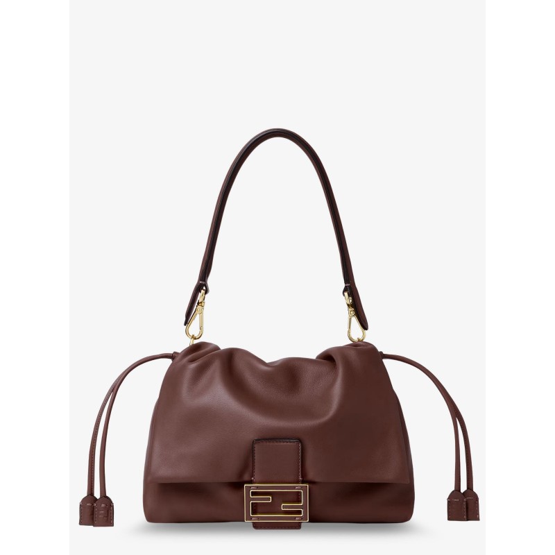 Mamma Baguette Medium leather crossbody bag