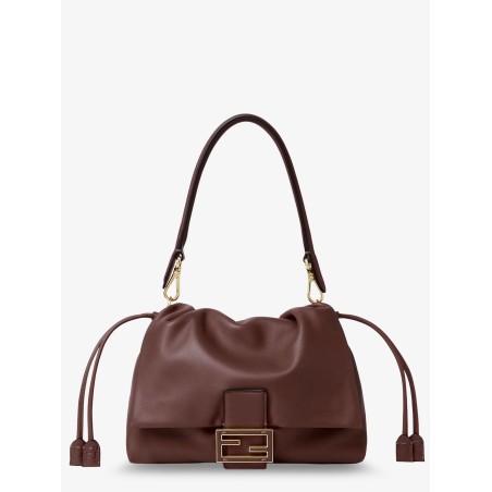 Mamma Baguette Medium leather crossbody bag