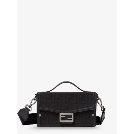Baguette Soft Trunk FF fabric crossbody bag