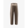 Oversized wool blend trousers